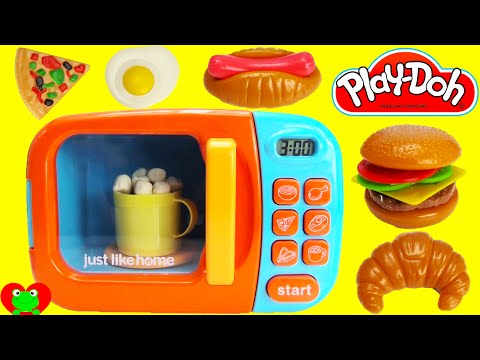 Just Like Home Realistic Working Microwave Playset Video