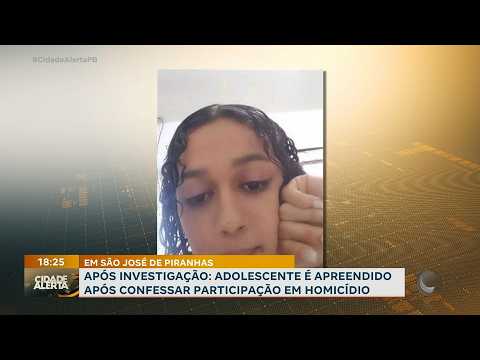 Em São José de Piranhas: adolescente é apreendido após confessar participação em homicídio