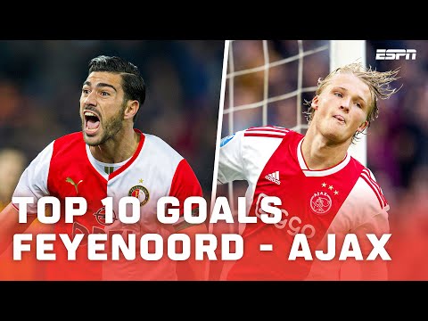 TOP 10 GOALS in DE KLASSIEKER: Feyenoord - Ajax ⚔️