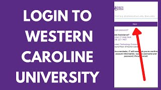 How to Login to WCU Portal (2023)