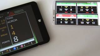 Broadcast Live Scores from a Wi Fi Windows Tablet (ProScore Snooker Billiards Scoreboard)