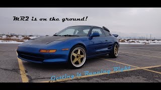 Getting the MR2 on the ground and running/ATS racing knock sensor install