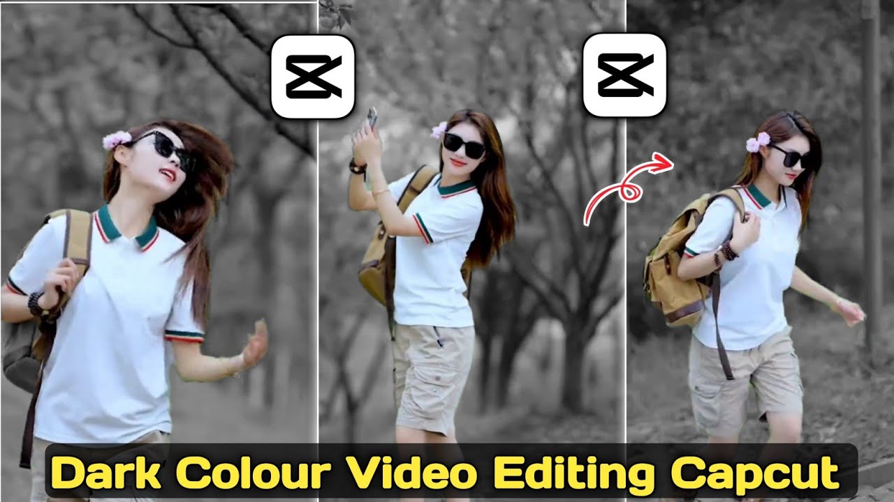 ☺️Dark Video Colour Grading In Capcut | Dark Effect Video Editing In Capcut | Capcut Black Effect
