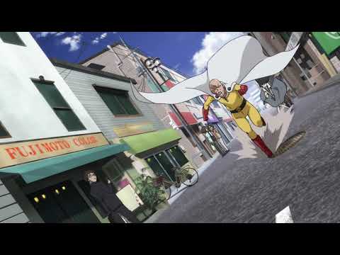 Saitama running - One Punch Man template