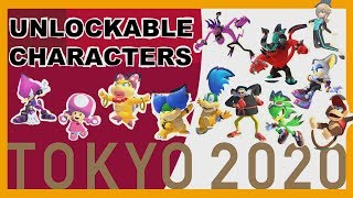 HOW TO UNLOCK ALL CHARACTERS - MARIO & SONIC AT THE OLYMPIC GAMES: TOKYO 2020 (GUEST CHARACTERS)