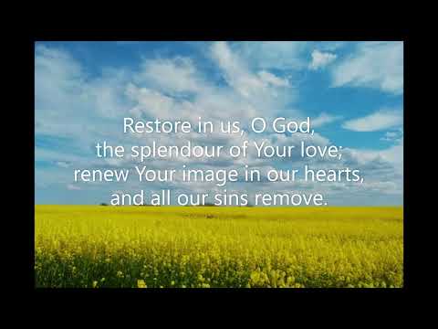 Restore in Us, O God #178 Common Praise 1998 alternate setting CP#092 BELLWOODS Carl P Daw Jr