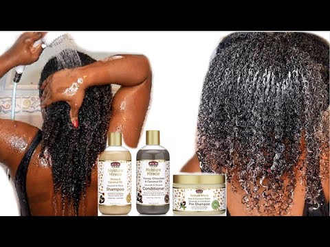 , title : 'ROUTINE SHAMPOING CHEVEUX SECS: RESULTATS BLUFFANT AVEC AFRICAN PRIDE "MOISTURE MIRACLE"'