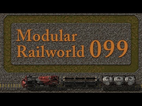 Factorio Modular Railworld #99 - Six Stations to Produce them All