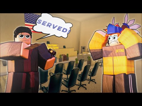 I was taken to COURT in this Roblox U.S Army game..