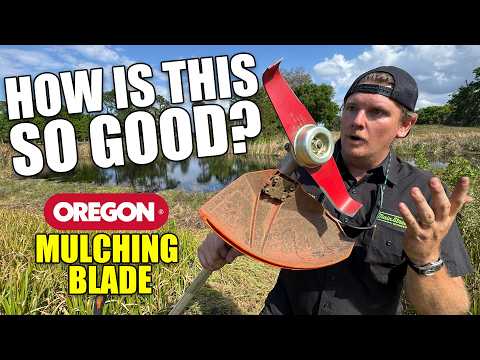 Best Brush Cutting Blade? Oregon Mulching Blade Test!