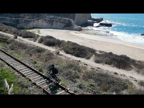 Electric Rail Bike - Drone shots