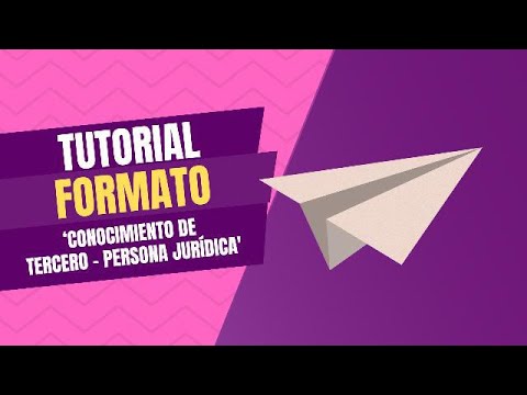 Imagen del video: TURORIAL PARA DILIGENCIAR EL FORMATO 'CONOCIMIENTO DE TERCERO - PERSONA JURÍDICA'