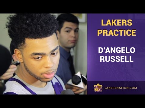 Lakers Rookie D'Angelo Russell Searches For Pre-Game Routine