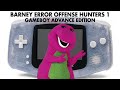 Barney Error Offense Hunters 1 GameBoy Advance Edition 17 ONLY