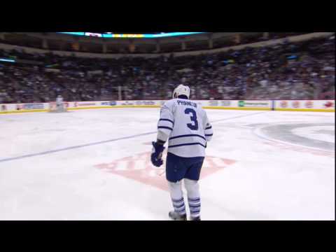 Phaneuf Goal - Leafs 1 vs Jets 2 - Jan 25th 2014 (HD)