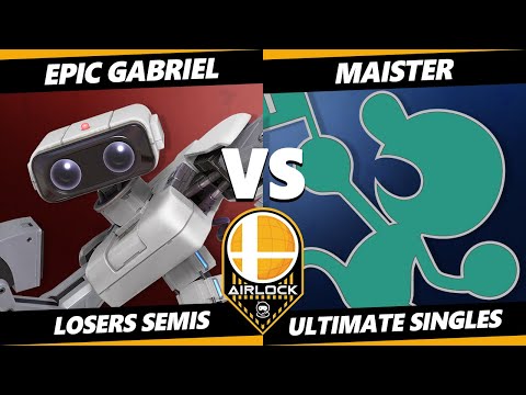 The Airlock Losers Semis - Epic Gabriel (ROB) Vs. Maister (Game & Watch) SSBU Smash Ultimate