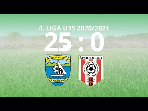 TJ Priehrada Nitrianske Rudno U15 🆚 TJ Športklub Liešťany U15