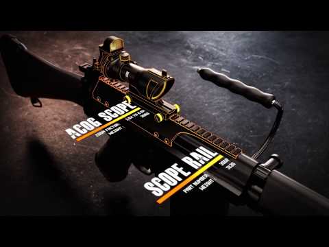 3D CGI Weapon Assembly Movie