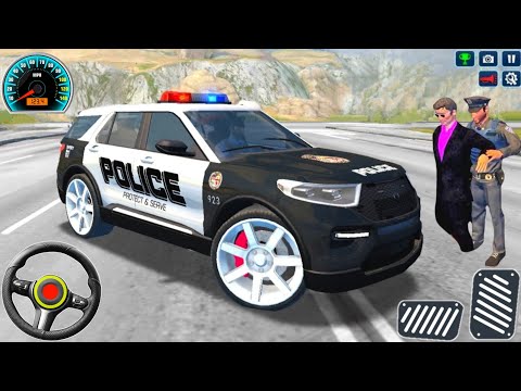 US Police Car Drift in The City Simulator - SUV Car Patrol Chase Driving - Android GamePlay