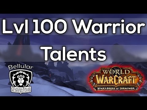Warrior Level 100 Talents (Gladiators Resolve!) - Warlords of Draenor Beta
