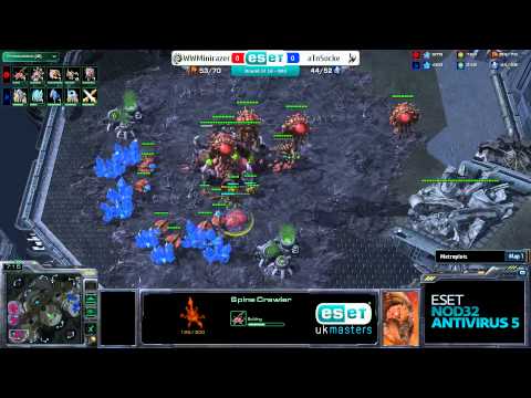 ESET UK Masters Online Qualifier #1 - [Z] Mini vs [P] Socke - Map 1