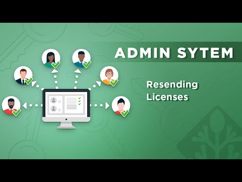 How to resend a DRM license file or key to a user