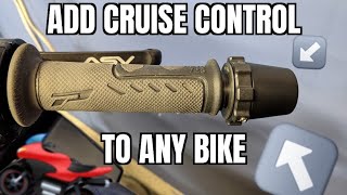How to Add Cruise Control To ANY Motorcycle | Kaoko Throttle Lock Installation Yamaha FZ1