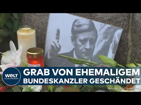 Video Thumbnail: FRIEDHOF HAMBURG-OHLSDORF: Grabschändung! Helmut Schmidts Ruhestätte mit Hakenkreuzen beschmiert