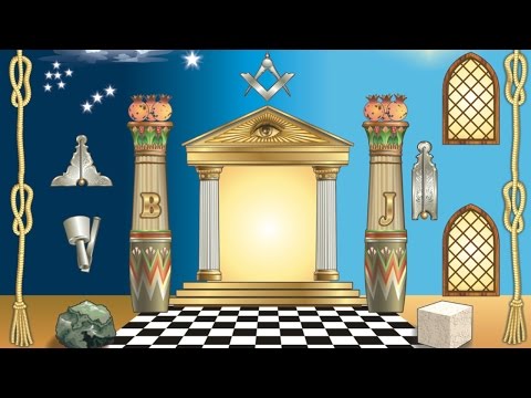 Esoteric Freemasonry: Jachin and Boaz, the Masonic pillars.