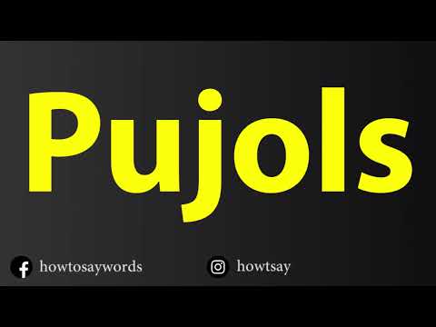 How To Pronounce Pujols
