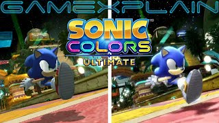 Sonic Colors Ultimate Graphics Comparison (Old vs. New)