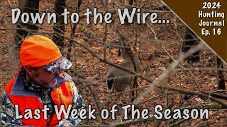 Down to the Wire | Last Week of the TN Deer Season | Hunting Journal Ep 16 #deerhunting #hunting