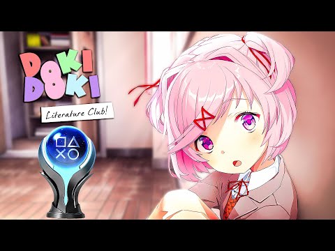 DOKI DOKI Literature Club Plus - 100% Platinum Walkthrough No Commentary