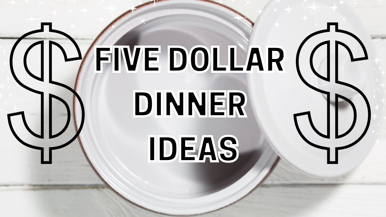 Dinners for only $5 | Cheap Crock Pot Meals