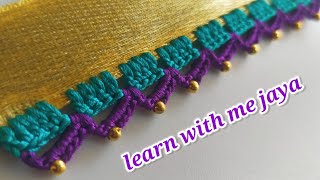 Download lagu ಸೀರೆ ಕುಚ್ಚು# 247. #new  #bridalsareekuchu  #roundbead  #withbead  .learn #withme jaya mp3