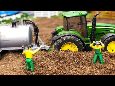 BRUDER RC tractor TROUBLE! RC action!
