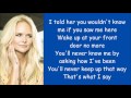 Miranda Lambert ~ You Wouldn't Know Me (Lyrics)