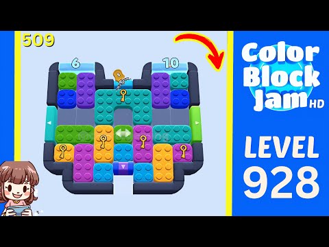 Color Block Jam Level 509 (928) Solution Walkthrough