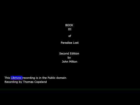 Paradise Lost - Book 3 - John Milton