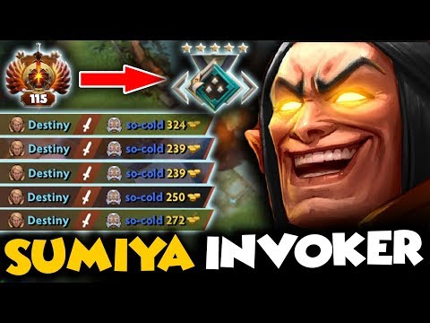 Sumiya Invoker BOOSTING Crusader Rank - BRUTAL Game | NO MERCY - Dota 2 Invoker