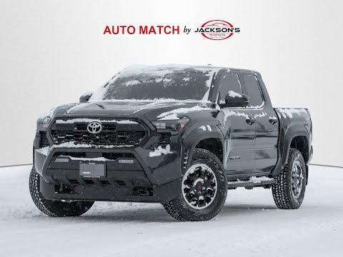 2025 Toyota Tacoma 4x4 Double Cab Auto SB Hybrid in Gray for sale at Jackson's Toyota in Barrie, ON