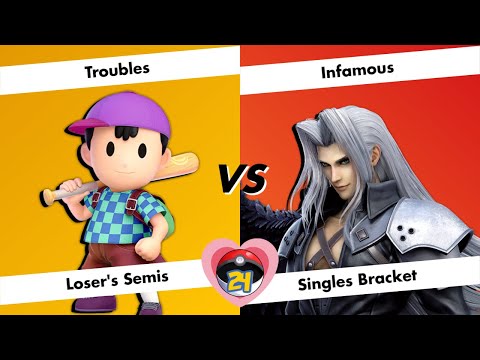 Central Colosseum 24 - Loser's Semis - Troubles (Ness) vs Infamous (Captain Falcon, Sephiroth)