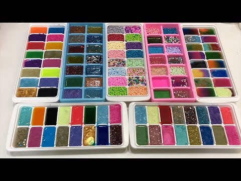 MIXING ALL MY SLIMES!! SLIMESMOOTHIE! SATISFYING SLIME ! #7