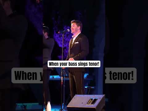 When your bass sings tenor!