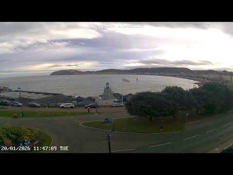 Llandudno North Parade from Min y Don Llandudno