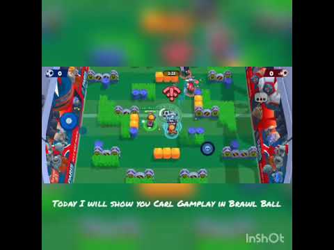Brawl Star Gameplay:Carl In Brawl Ball(Ep4)