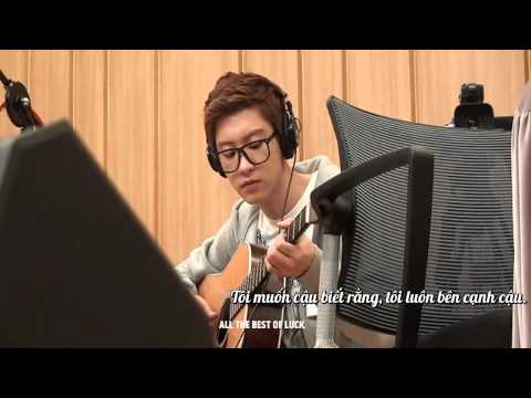 [Vietsub][FIXED] 130808 BaekHyun & ChanYeol - Love song LIVE @ Boom's Young Street {ChanYeol focus}