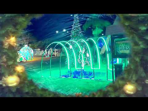 Así quedó iluminado el Parque de Cañas Guanacaste 🇨🇷 en época navideña 🎄🎄🎄🎄