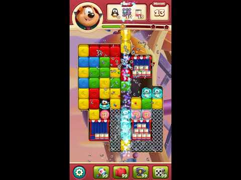 Toon Blast Level 7244 - NO BOOSTERS 🐻🐺🐱 | SKILLGAMING ✔️