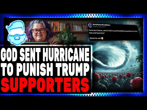  Woke Liberals CELEBRATE Hurricane Helene For DESTROYING Republican Towns & Taking Their Lives! 